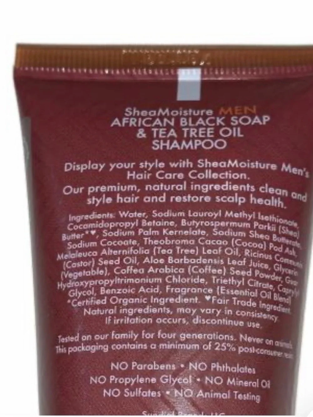 SheaMoisture African Black Soap & Tea Tree Oil Shampoo Tubes - Set of 4